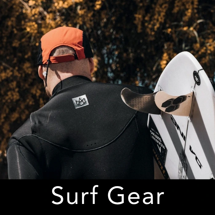 Link to our Surf Gear ranges. Includes wetsuits, accessories, impact jackets, life jackets, etc