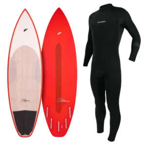 F-One KEAHI PRO Surf Waveboard + FREE Manera Classic Wetsuit